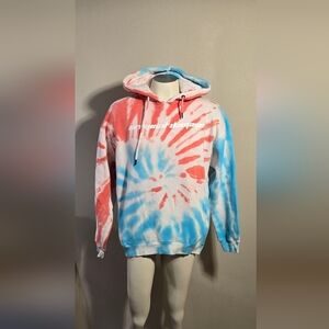 CRIMINAL DAMAGE London Tie Dye Hoodie Size Large